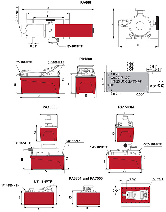 Air-Pump-Dimensions